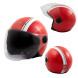 Jet Helmet Medley A-Pro Moto red whiteSonicmotoshop  A-pro Composit