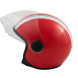 Jet Helmet Medley A-Pro Moto red white Sonicmotoshop  A-pro Side