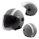 Jet Helmet Medley A-Pro Moto mat gray white Sonicmotoshop Composit