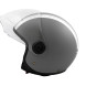 Jet Helmet Medley A-Pro Moto mat gray white Sonicmotoshop Side