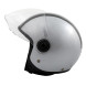 Jet Helmet Medley A-Pro Moto siver black Sonicmotoshop  A-pro Side
