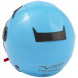 MIDWAYLIBL - Casco jet in policarbonato Visiera Lunga Azzurro