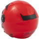 MIDWAYRED - Casco jet in policarbonato Visiera Lunga Rosso