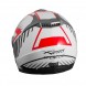 Openline-Helmet-Motorcycle-Red-White-Bianco-Rosso-Sonic-Moto-A-Pro-Back