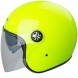 Punker-Helmet-Casco-Sonic-Moto-A-Pro-Motorcycle-Fluo-Giallo-Side