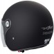 Punker-Helmet-Casco-Sonic-Moto-A-Pro-Motorcycle-Matt-Black-Nero-Opaco-Back