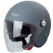 Punker-Helmet-Casco-Sonic-Moto-A-Pro-Motorcycle-Matt-Grey-Grigio-Opaco-Front
