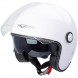 Punker-Helmet-Casco-Sonic-Moto-A-Pro-Motorcycle-White-Bianco-Front