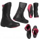 Sally-Boots-Stivali-Motorcycle-Pink-Rosa-Nero-Black-Sonic-Moto-A-Pro-Set