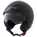 Jet Helmet Sniper A-Pro Casco Black Sonicmotoshop Front