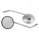 SR4022CHRO - Pair of Rearview Mirrors Motorcycle Scooter