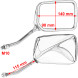 SR4422 - Motorcycle Chrome Mirrors