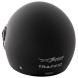 Jet Helmet Traffic A-Pro Casco Matt Black Sonicmotoshop Back