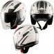 Jet Helmet York A-Pro Motorcycle Sonicmotoshop White Grey Composit