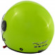 ZETA - Casco Moto Jet Aperto Visiera Lunga Parasole Verde