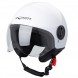 Zoom-Helmet-Casco-Sonic-Moto-A-Pro-Motorcycle-White-Bianco-Front
