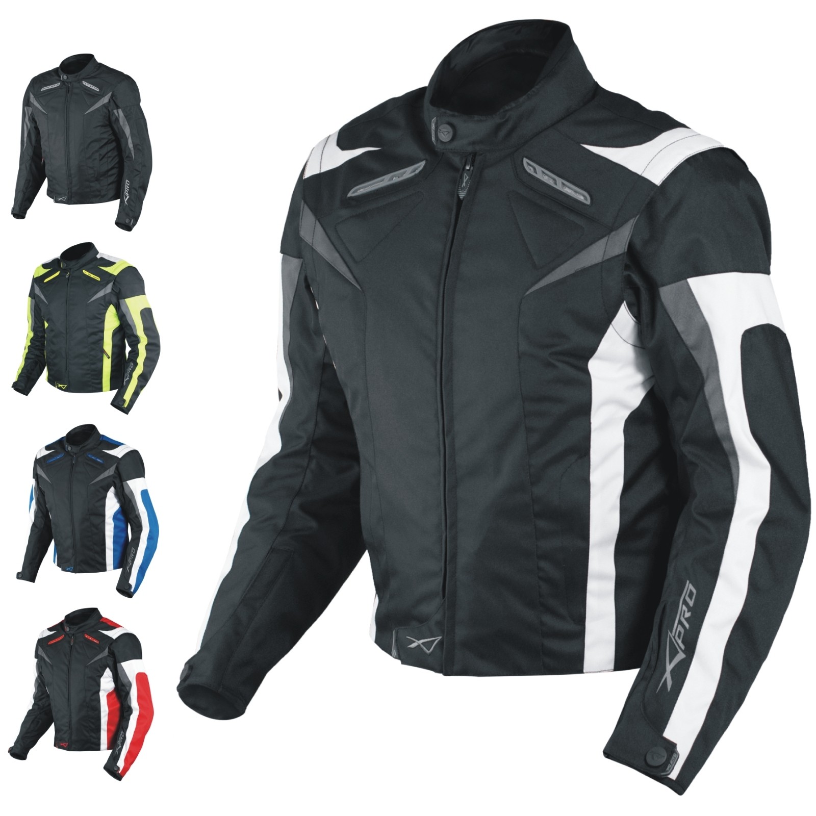 Iniziativa Vettore Nord America Abbigliamento Moto e Accessori - Giacca Tessuto Moto Protezioni CE Manica Staccabile Gilet Termico Removibile Iniziativa Vettore Nord America Abbigliamento Moto e Accessori - Giacca Tessuto Moto Protezioni CE Manica Staccabile Gilet Termico Removibile