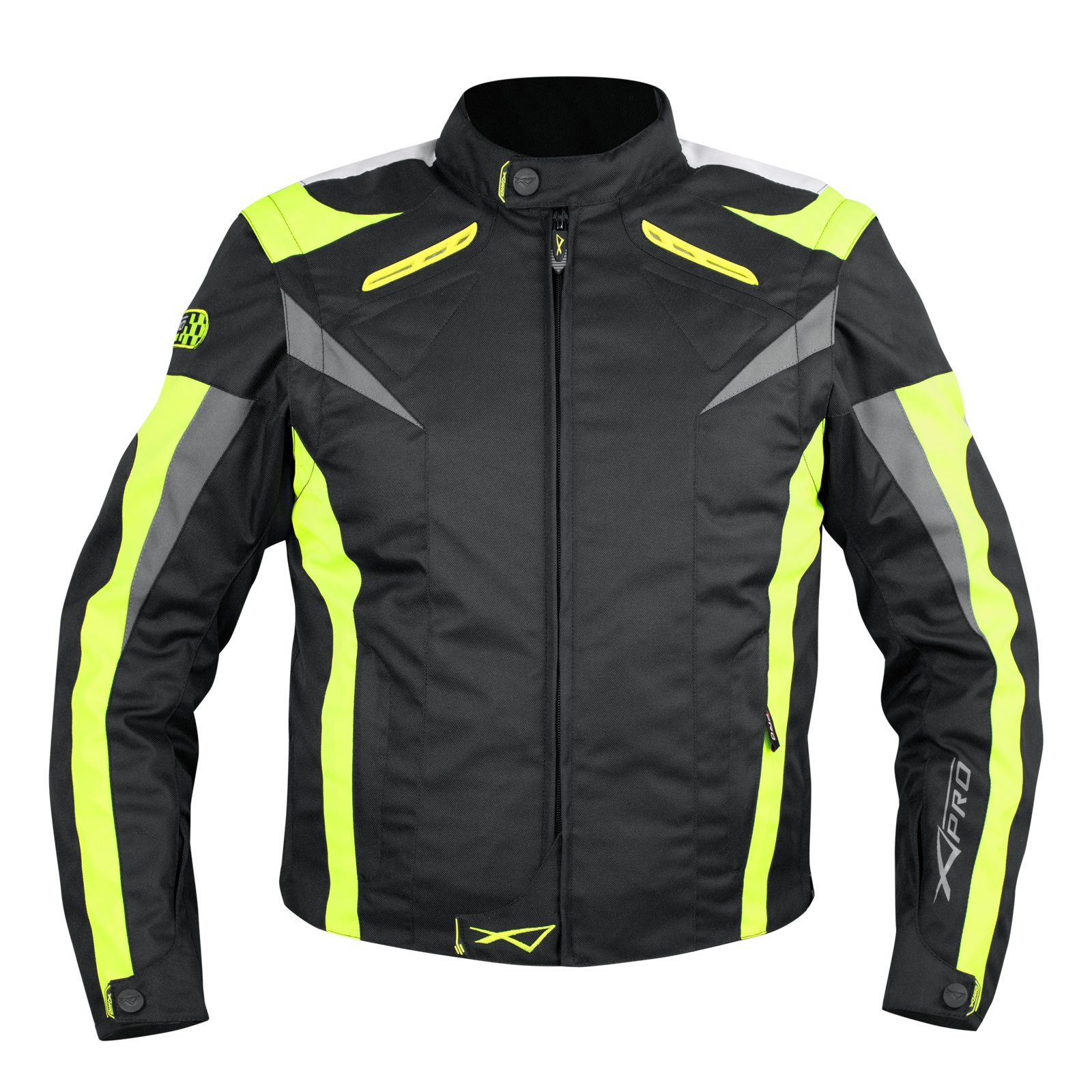 Giacca Tessuto Moto Protezioni CE Manica Staccabile Gilet Termico Removibile - Afbeelding 37 van 63