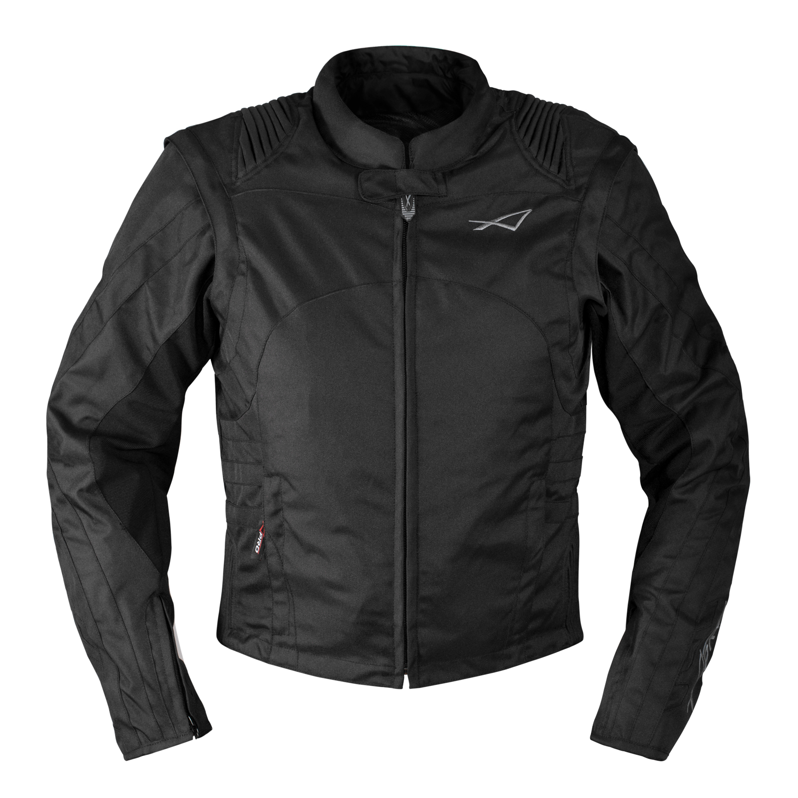 Motorradjacke Stoff Cordura abnehmbarer Ärmel Racing Sport Touring Roller schwarz - Bild 13 von 15