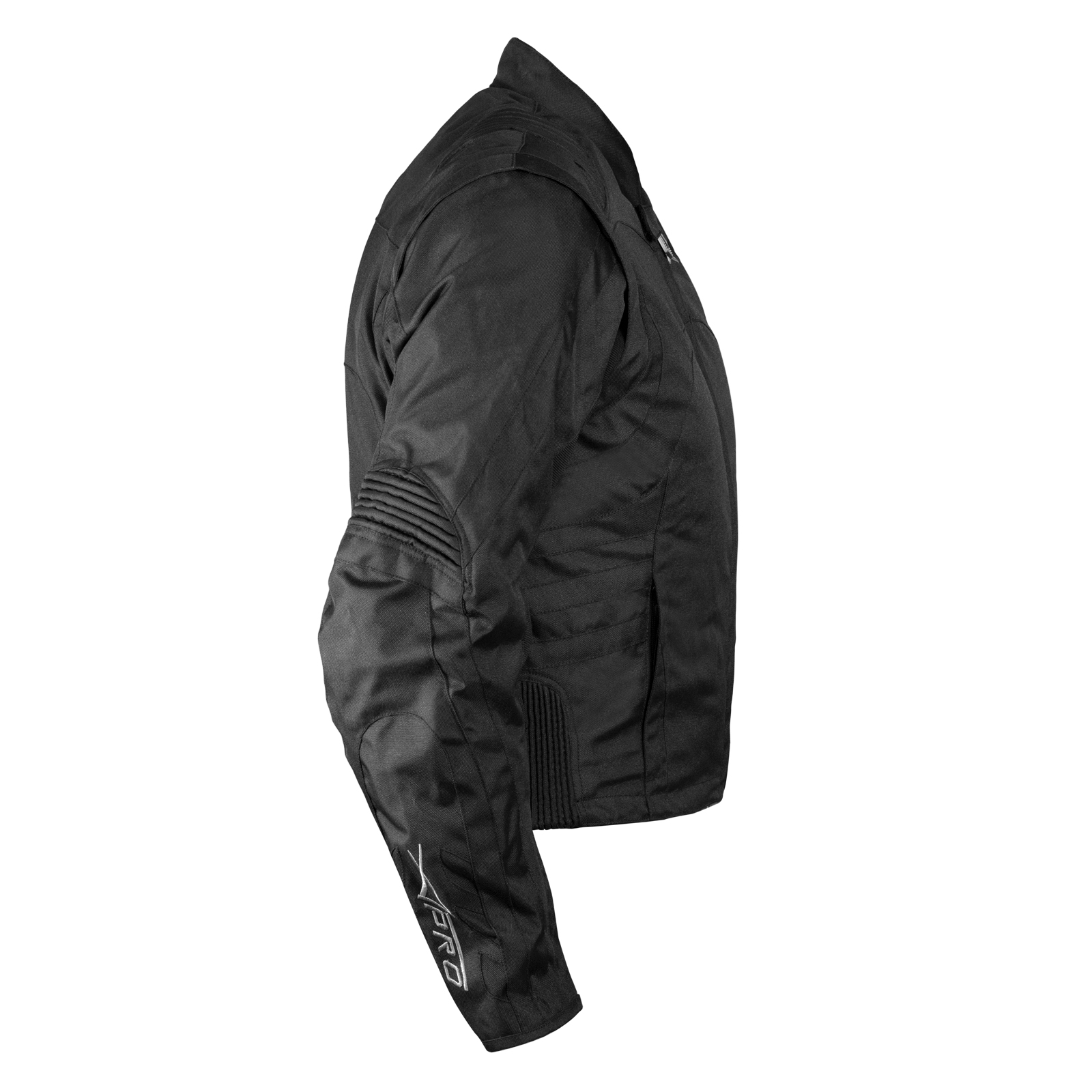 Motorradjacke Stoff Cordura abnehmbarer Ärmel Racing Sport Touring Roller schwarz - Bild 15 von 15
