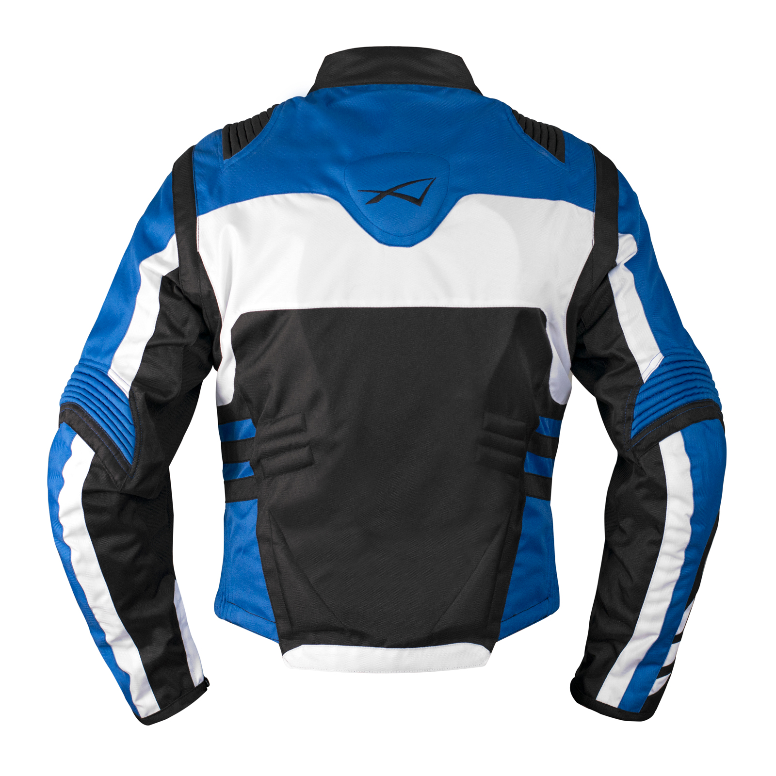 Giacca Moto Tessuto Cordura Manica Staccabile Racing Sport Touring Blue - Imagen 14 de 15