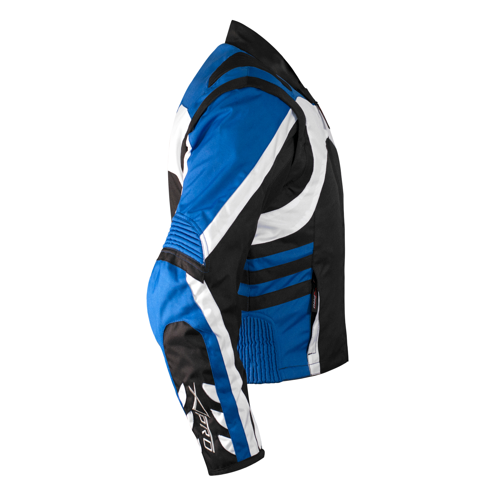 Giacca Moto Tessuto Cordura Manica Staccabile Racing Sport Touring Blue - Imagen 15 de 15