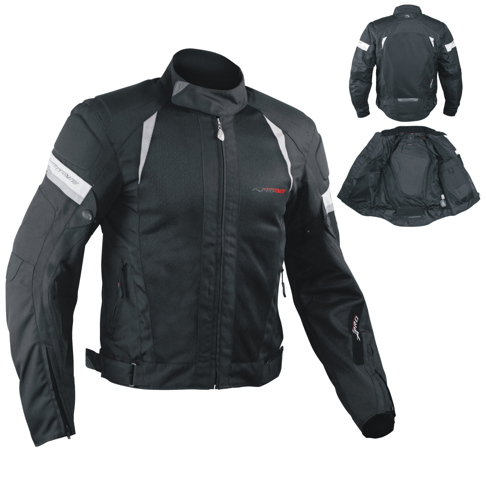 Giacca Moto estiva Tessuto Rete Mesh Traspirante Protezioni CE Omologate - Afbeelding 4 van 63