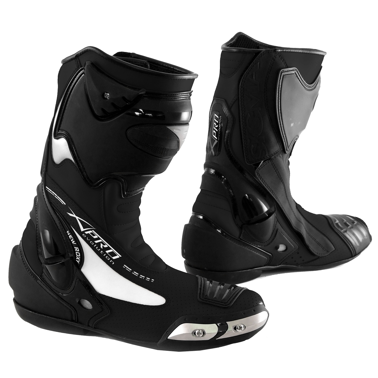 Stivale Scarpa Calzatura Pelle Moto Race Racing Sport Pista Tecnico - Imagen 13 de 50