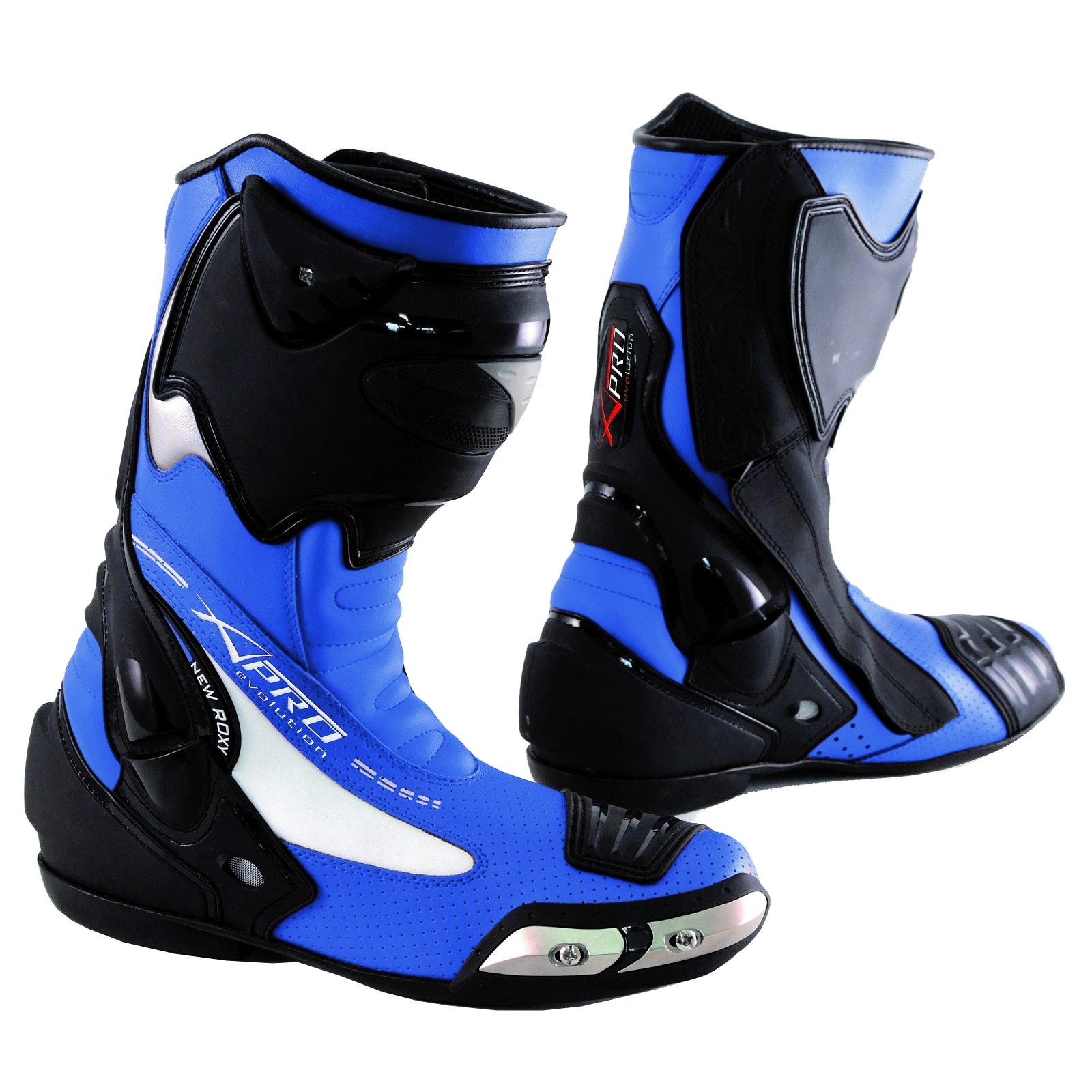 Stivale Scarpa Calzatura Pelle Moto Race Racing Sport Pista Tecnico - Imagen 17 de 50