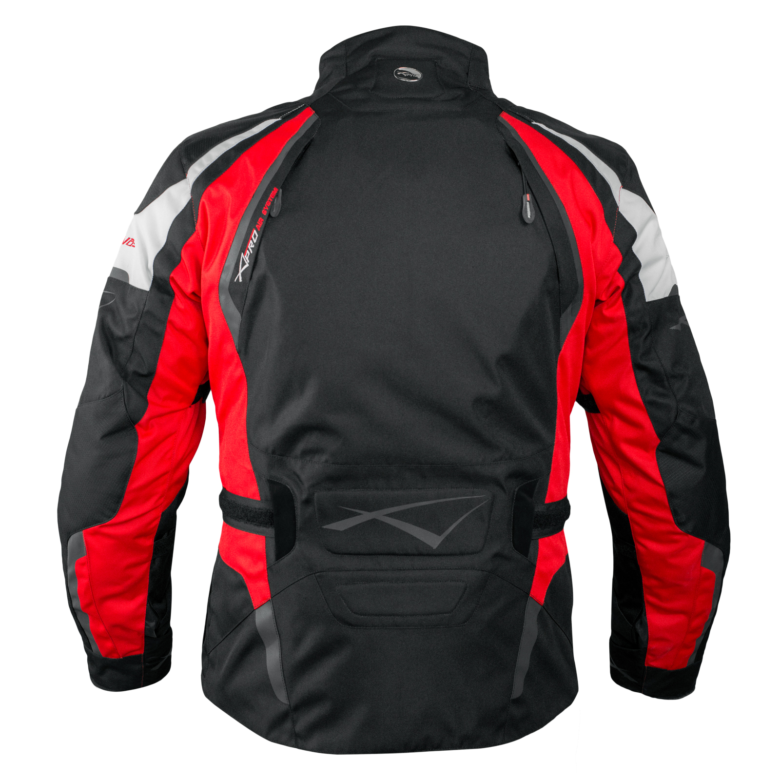 Enduro Giacca Moto Turismo Touring Off Road Cordura Impermeabile Rosso - Imagen 11 de 15
