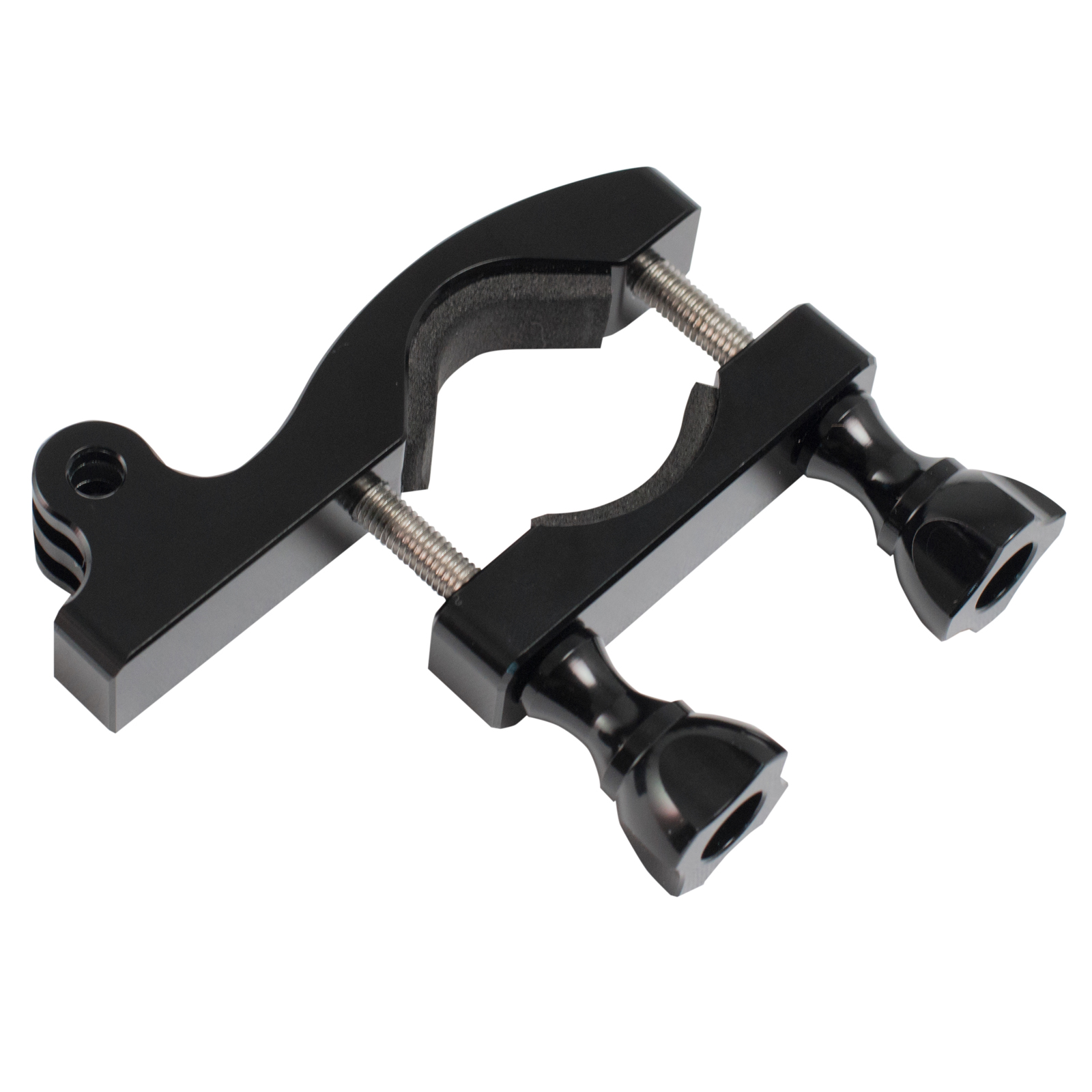 Motocicleta Manillar De Bicicleta Mount Holder Abrazadera para Cámara GoPro Aleación Aluminio