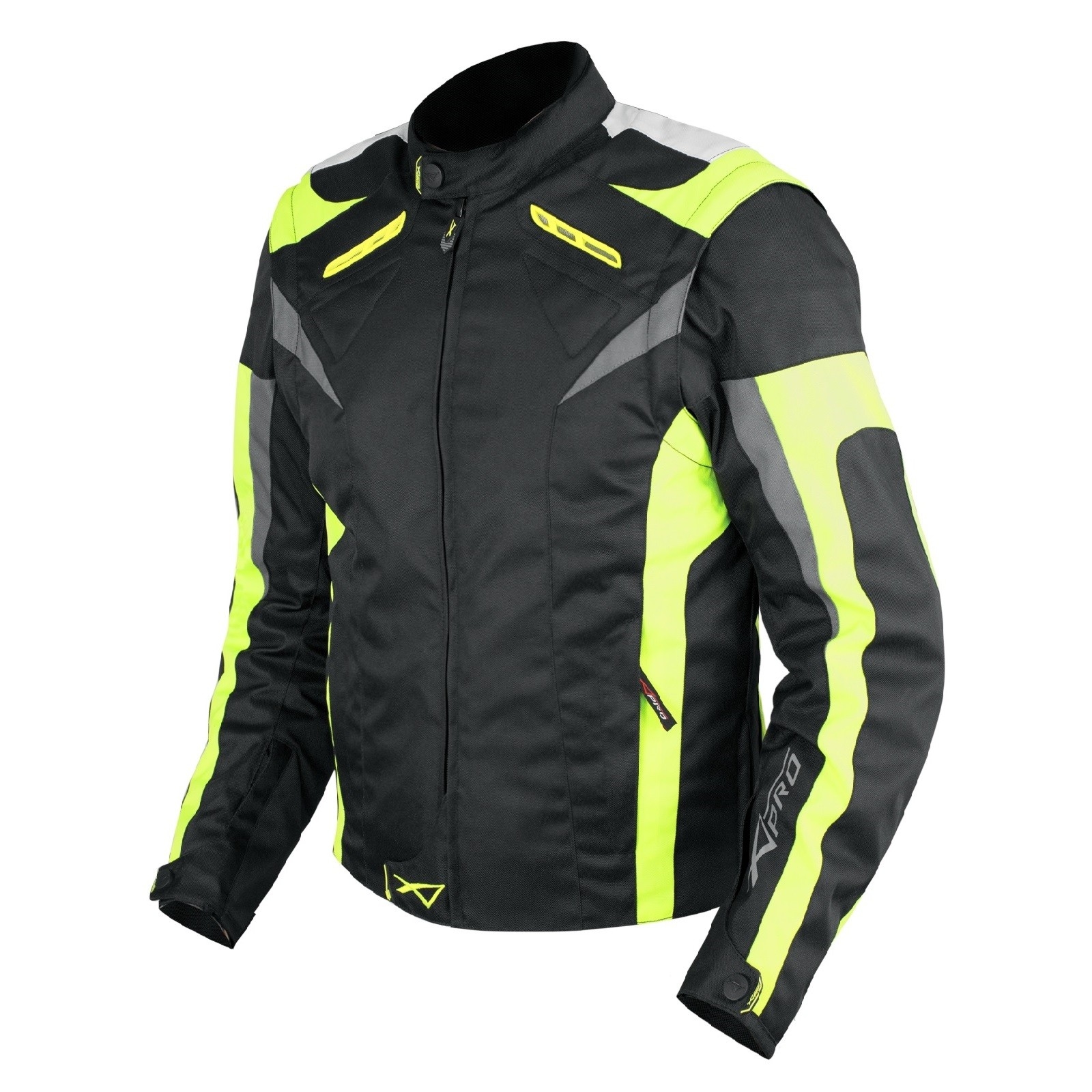 Giacca Lady Donna Tessuto Cordura Moto Scooter Protezione Manica Staccabile - Afbeelding 39 van 63