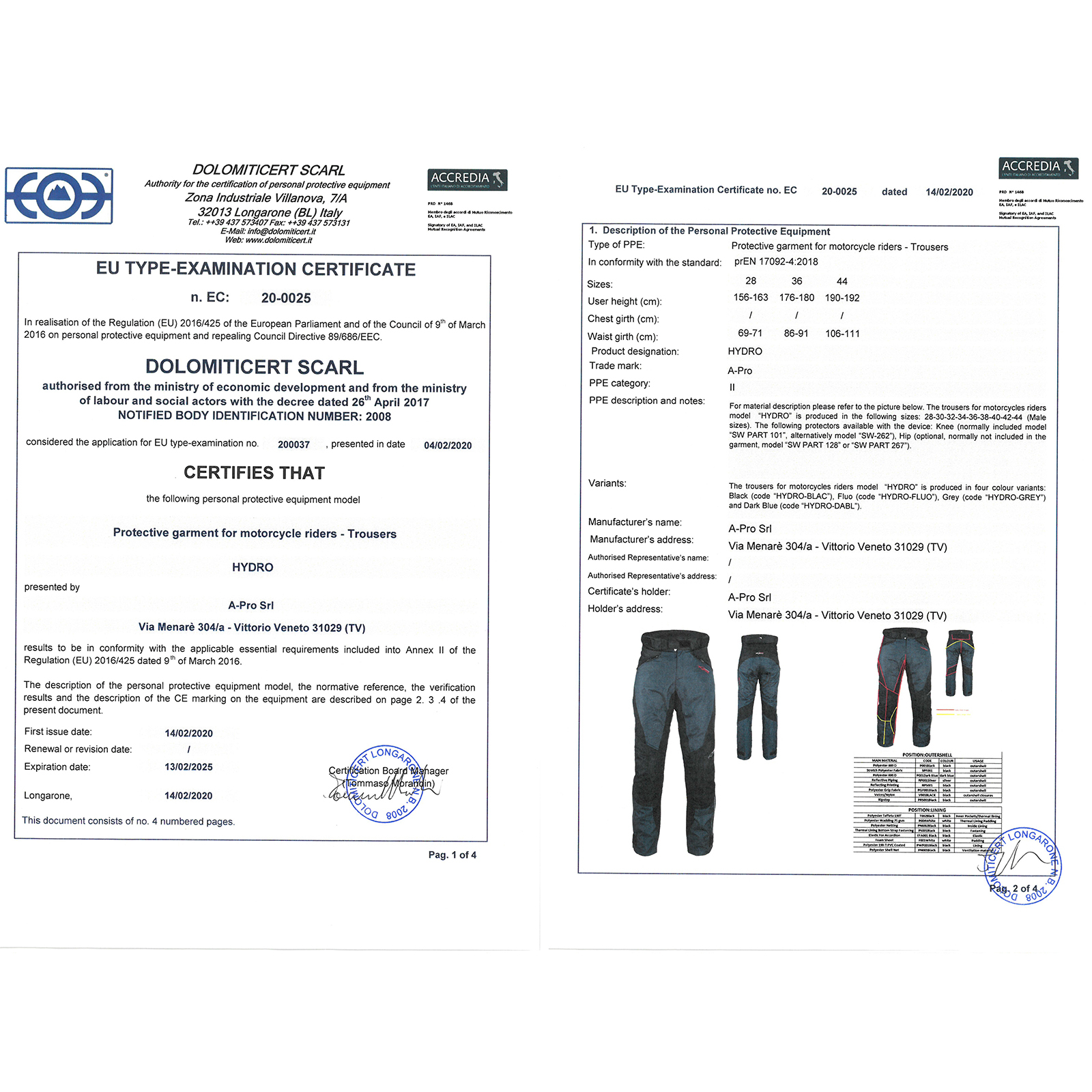 Pantaloni Impermeabile Moto Imbottitura Termica Estraibile Traspirante Cordura - Foto 51 di 51