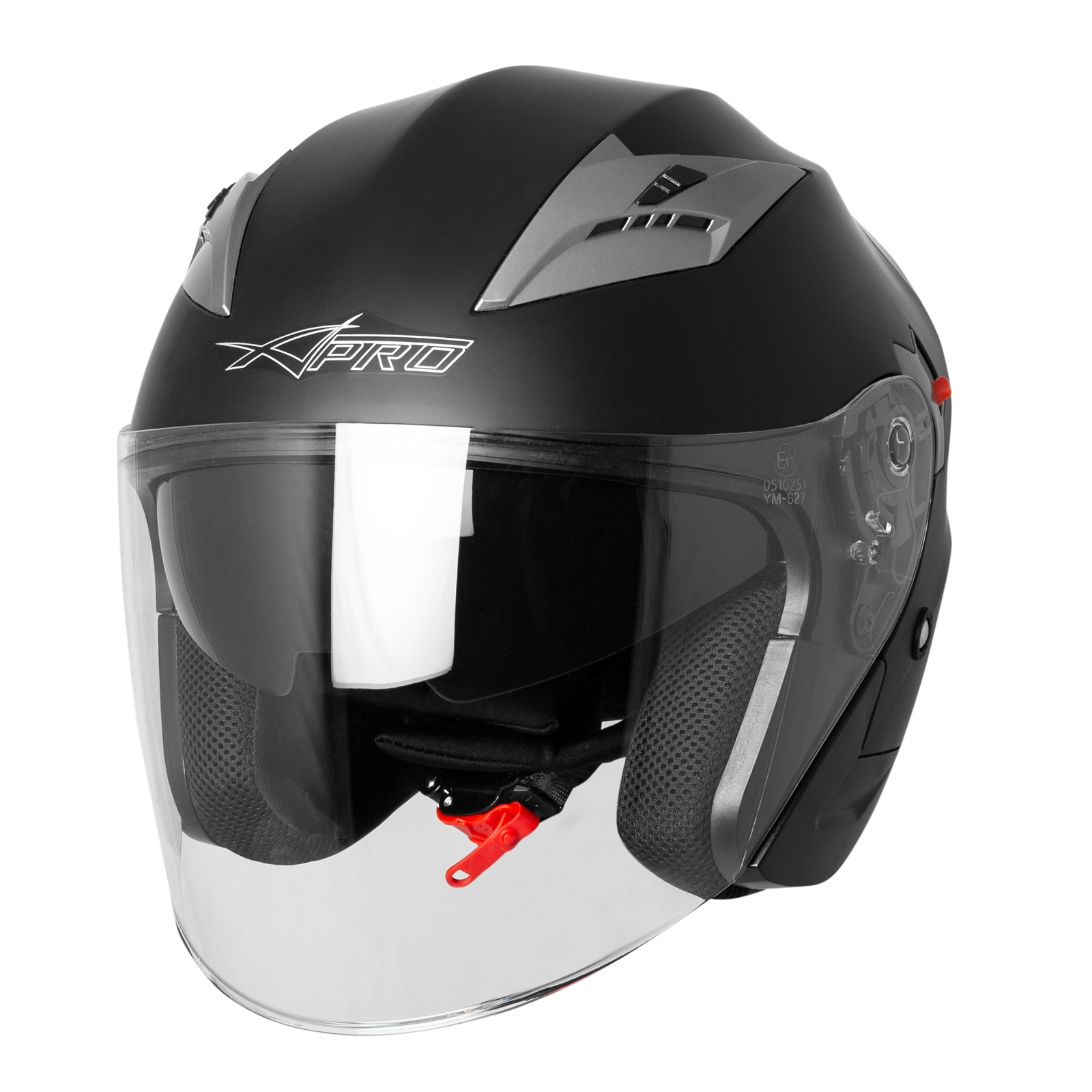 Casco Jet Moto Scooter Omologato ECE 22 Città DOPPIA VISIERA Antigraffio - Imagen 13 de 26
