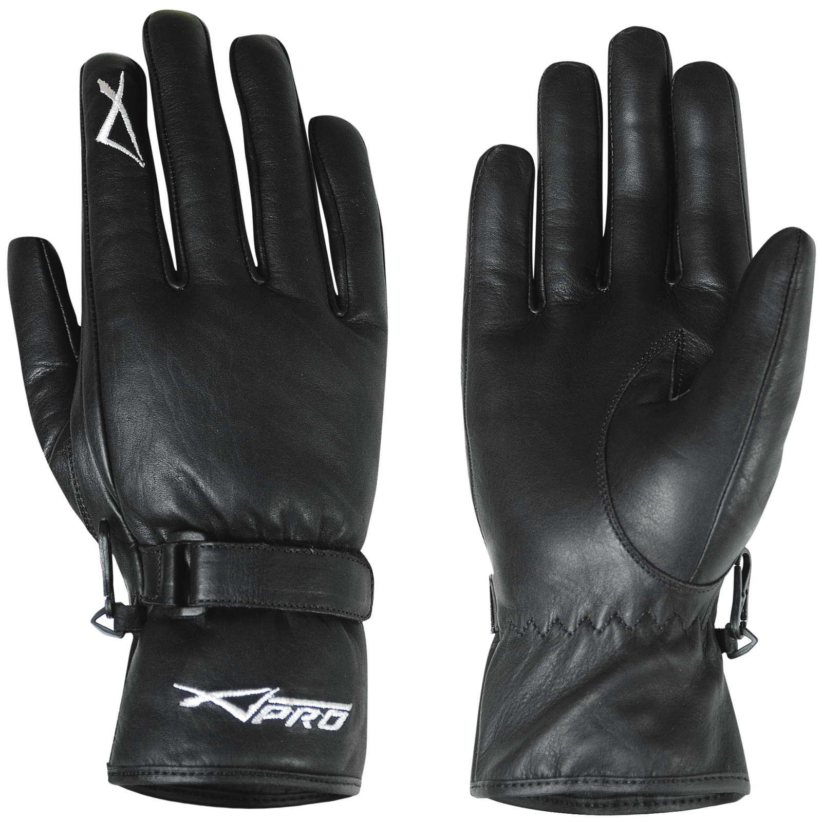 Apparel Motorcycle Mens Black Soft Genuine Leather Driving Gloves Black - Zdjęcie 3 z 8