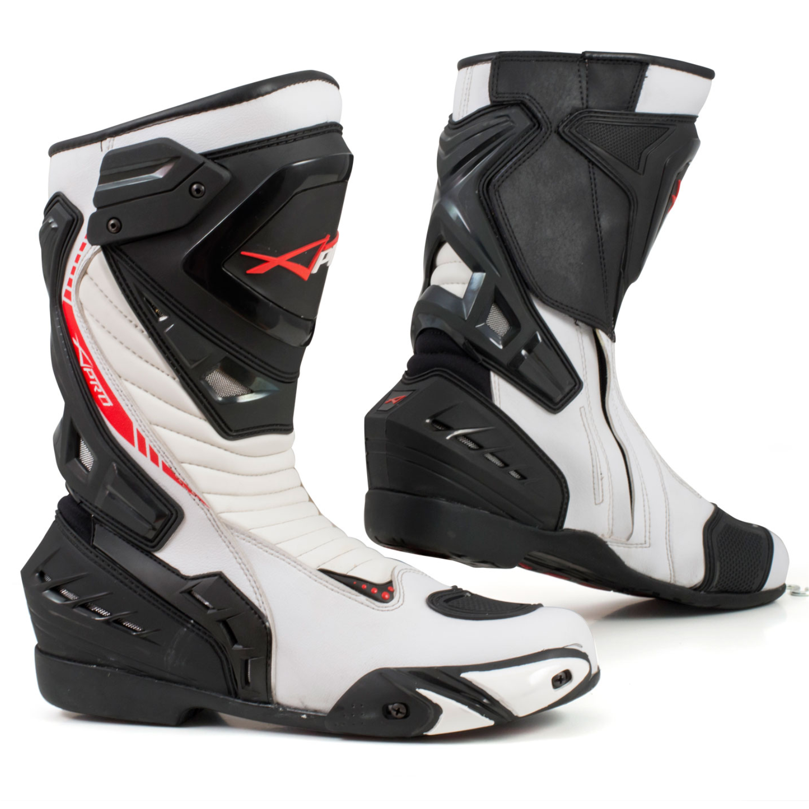 Motorcycle Boots Motorbike Sports Racing Track Road Technical Microfiber Black 40 Sonic