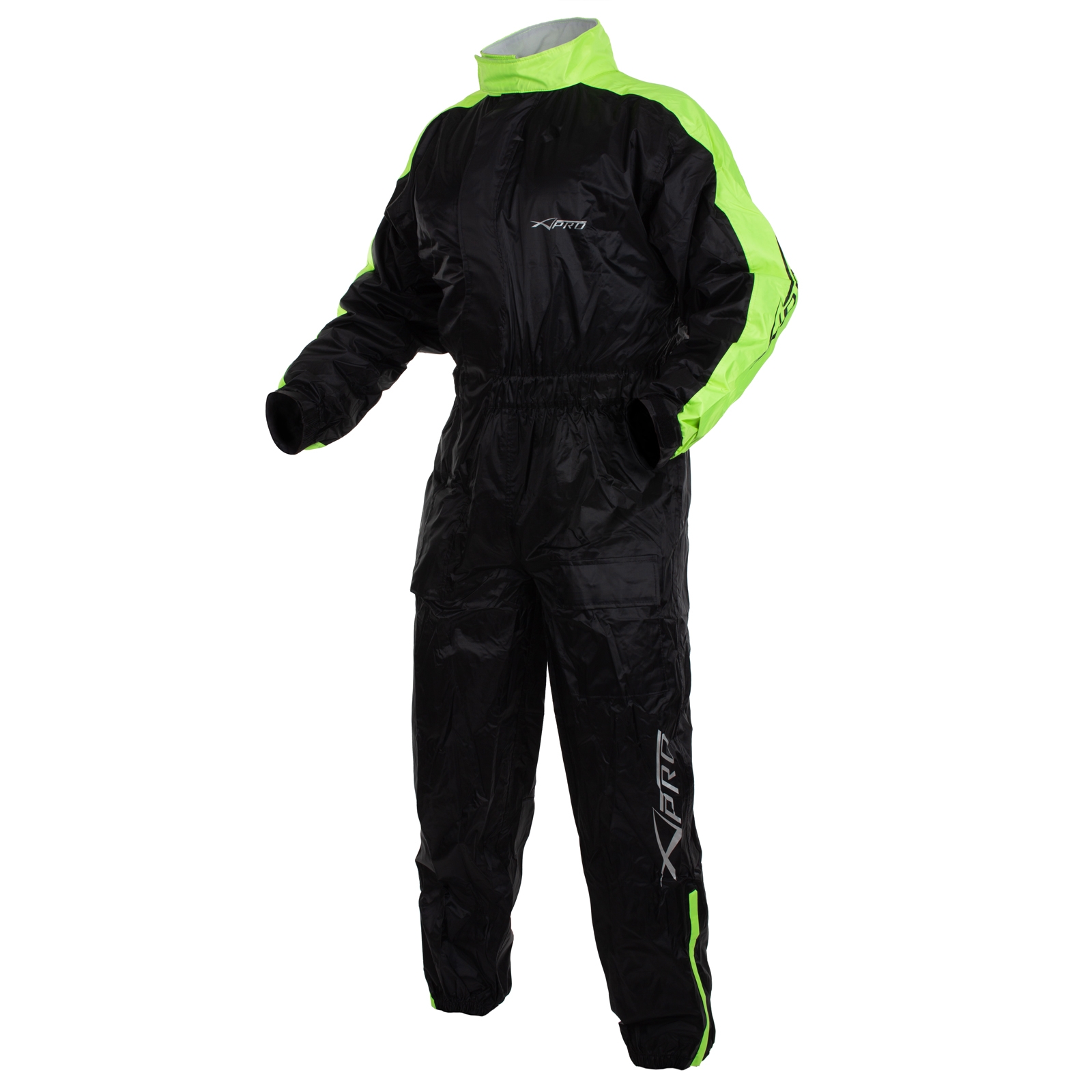 Tuta Impermeabile Antipioggia Moto Alta Visibilità Antiacqua Scooter FLUO  A-PRO | eBay