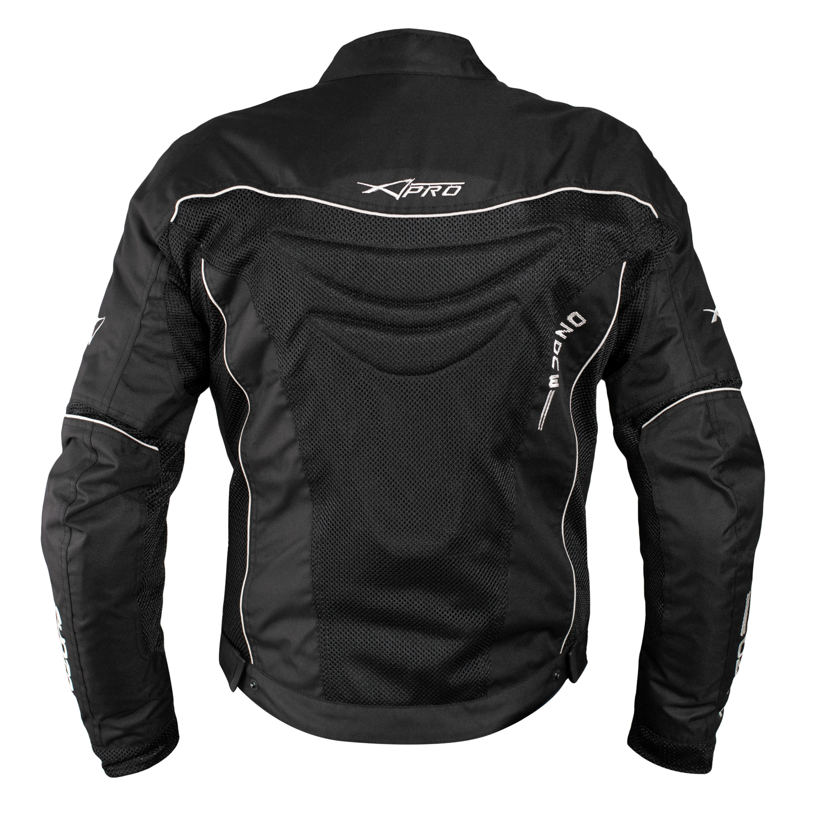 Giacca Giubbino Mesh Traforato Traspirante Tessuto Tecnico Moto Sport Nero - Imagen 13 de 15