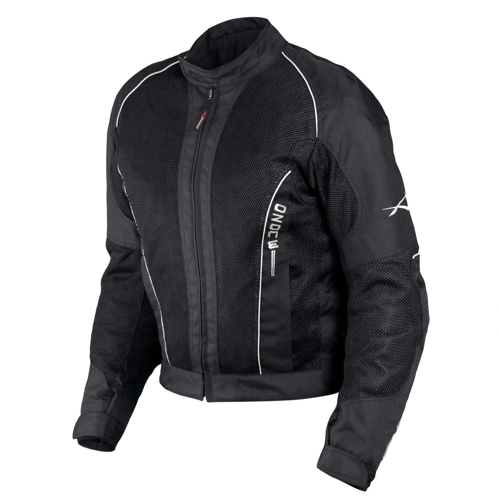 Giacca Giubbino Mesh Traforato Traspirante Tessuto Tecnico Moto Sport Nero - Imagen 8 de 15