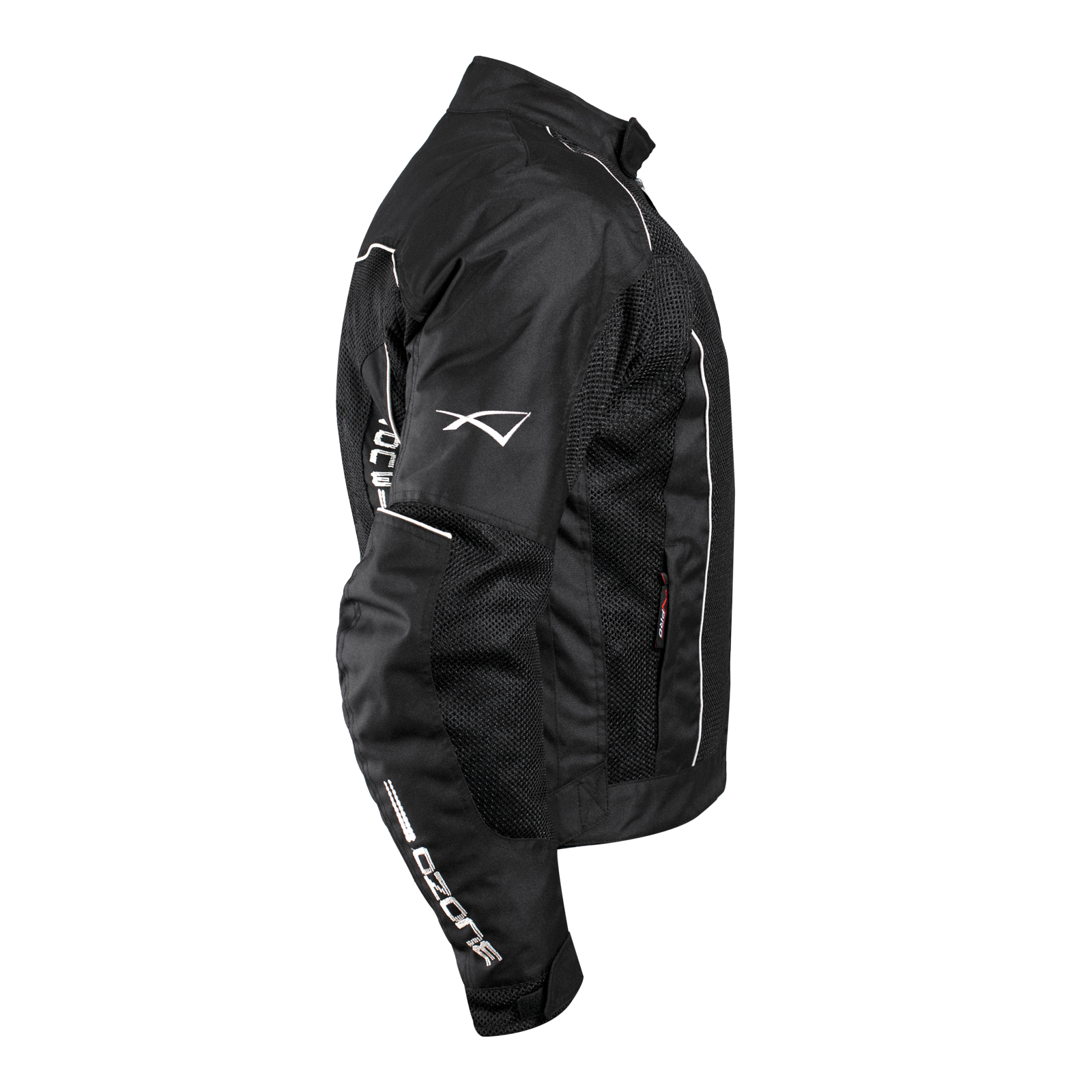 Giacca Giubbino Mesh Traforato Traspirante Tessuto Tecnico Moto Sport Nero - Imagen 14 de 15