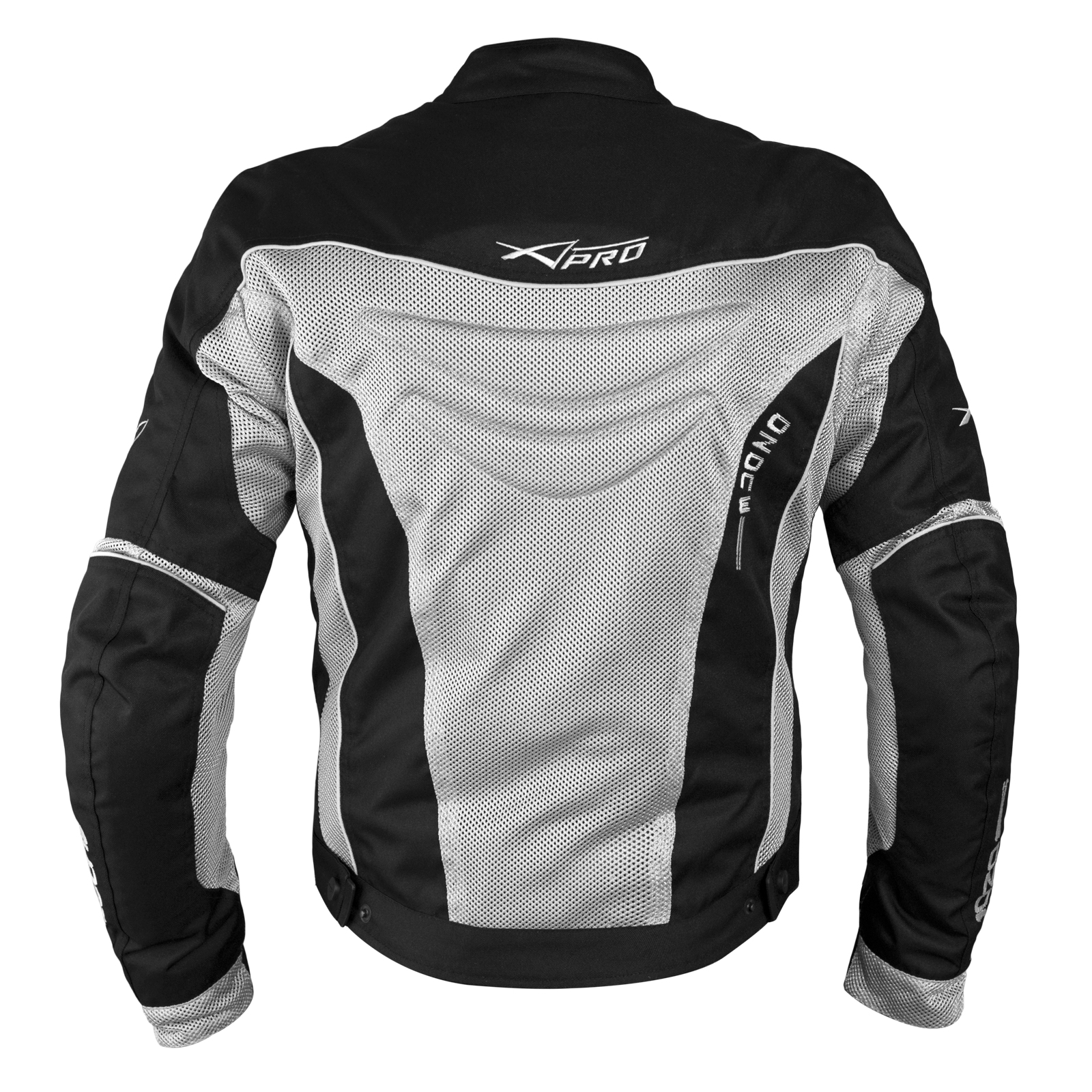Giacca Giubbino Mesh Traforato Traspirante Tessuto Tecnico Moto Sport Grigio - Imagen 13 de 15