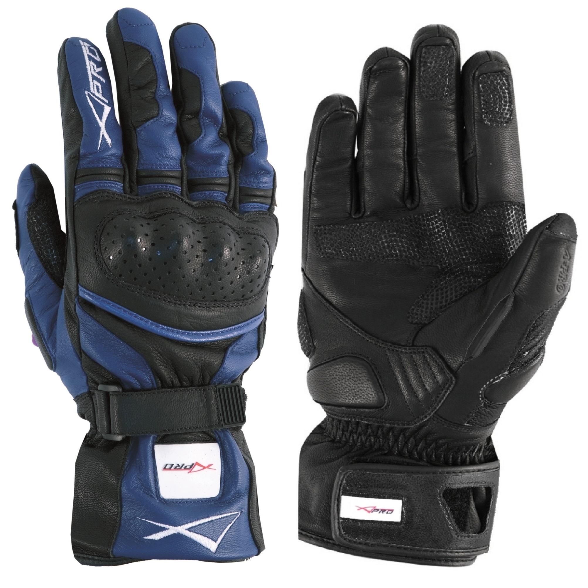 Lederhandschuhe Motorrad Roller Thermisch Protektoren Professionell Handschuhe - Bild 15 von 43
