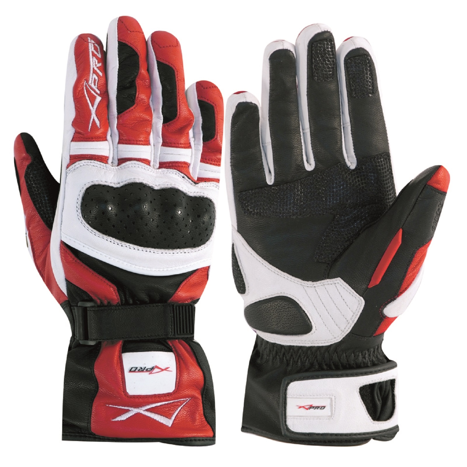 Lederhandschuhe Motorrad Roller Thermisch Protektoren Professionell Handschuhe - Bild 42 von 43