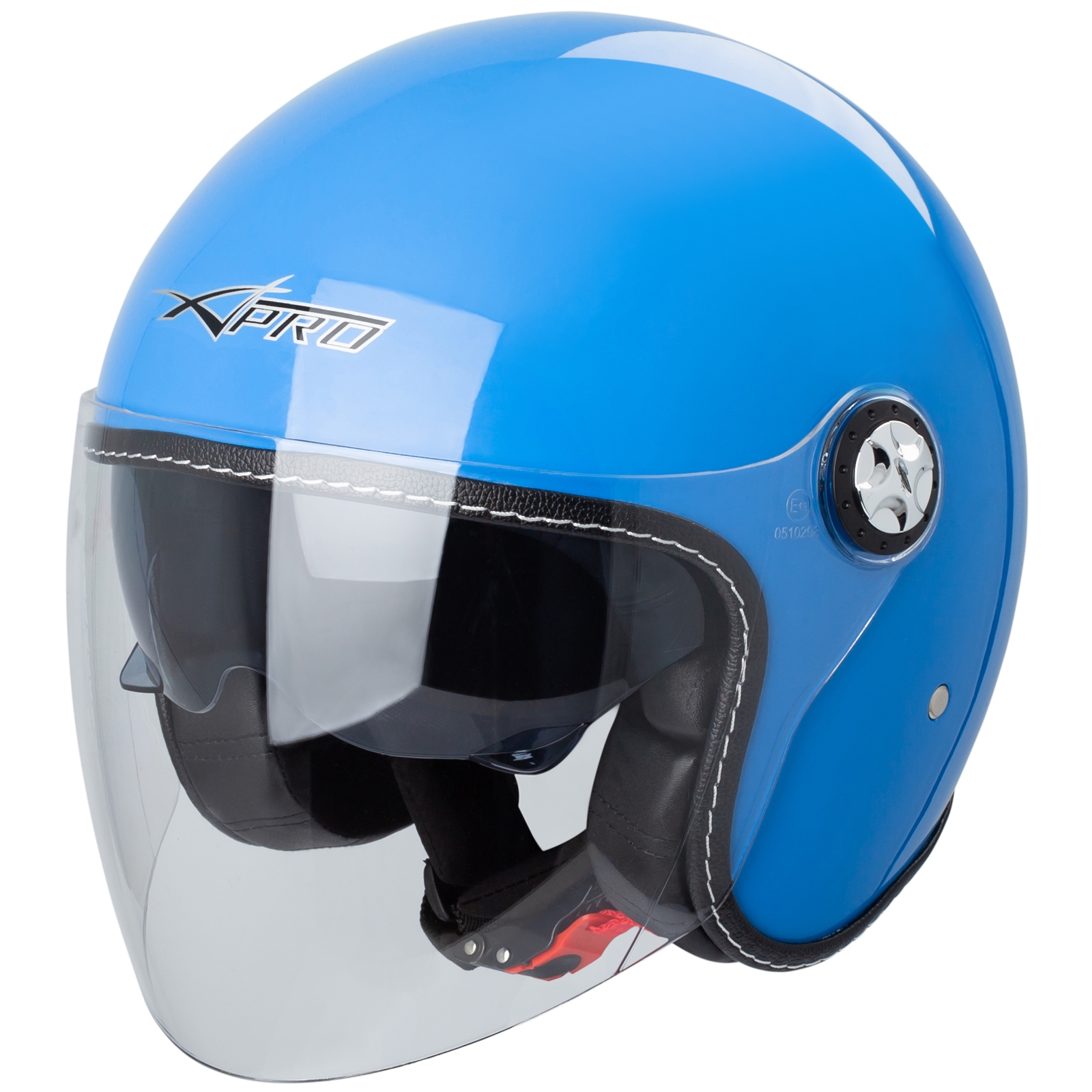 GAOZCTT Caschi Casco Moto da Uomo E da Donna Casco Mezzo retrò Casco