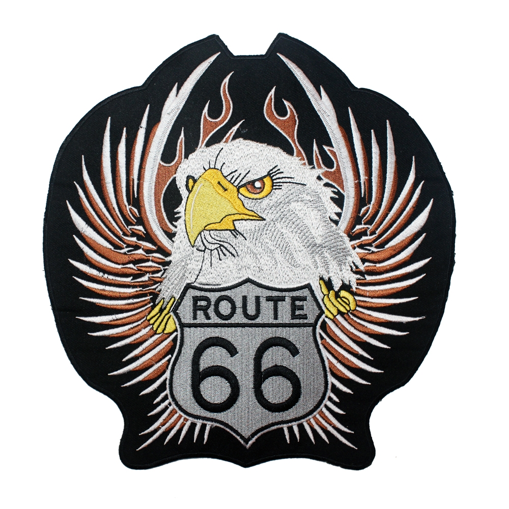 Patch Stemma Ricamato Cotone Backpack Croce Nero Chretien Motociclista Moto Biker