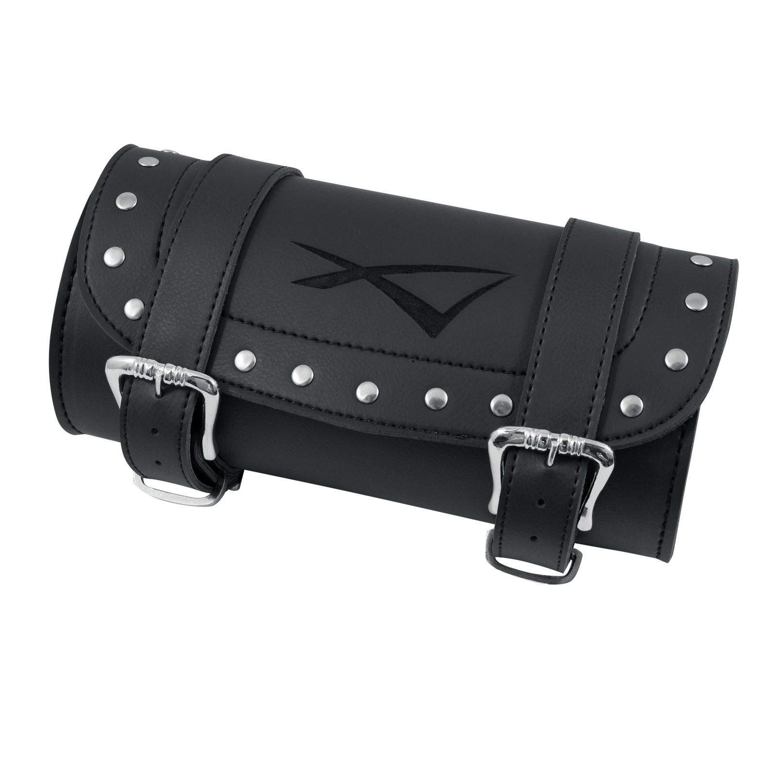 Abbigliamento Moto e Accessori - Porta Attrezzi Borsa Barilotto Forcella  Moto Custom Bobber Nero