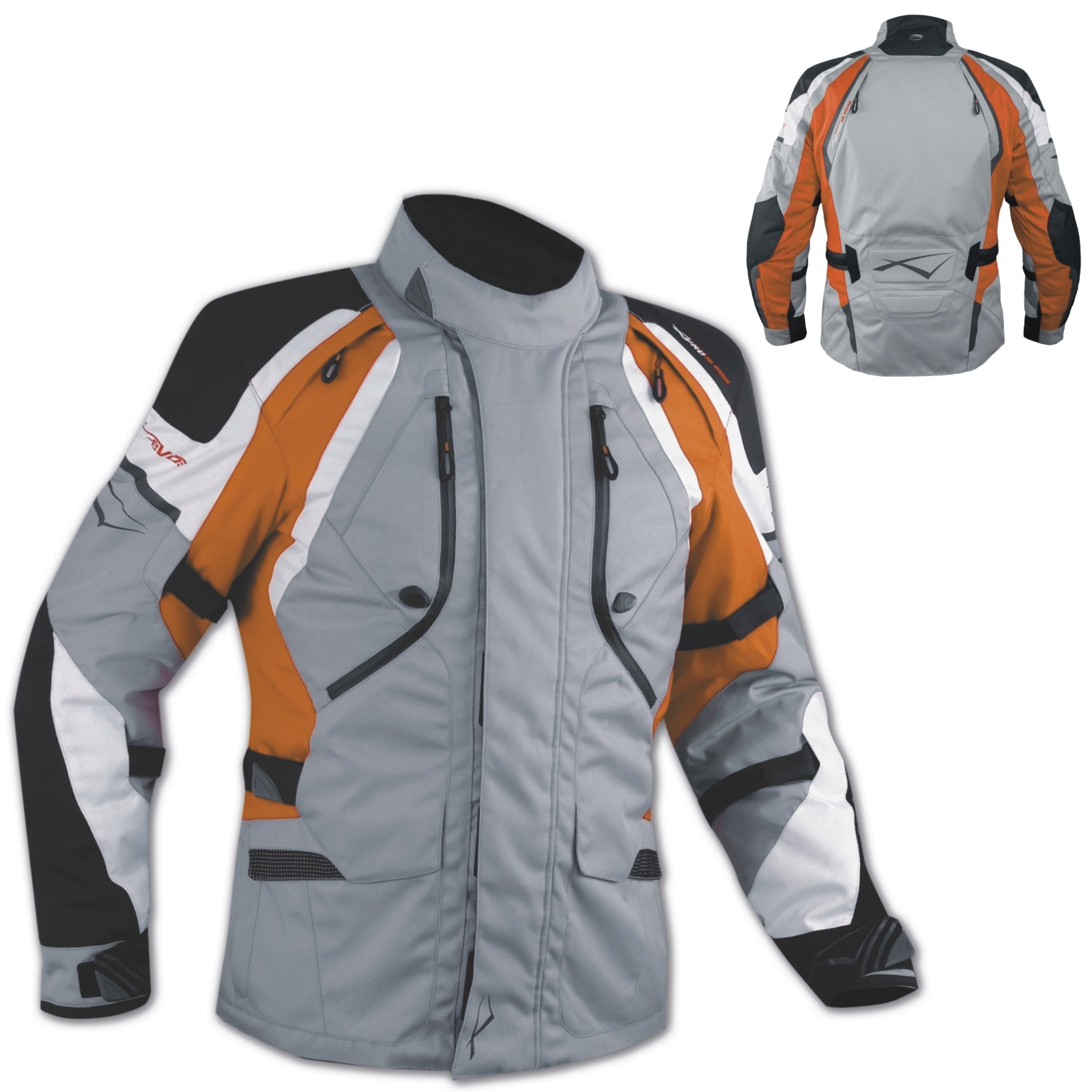 por favor no lo hagas Estrecho Antecedente Offroad Enduro Moto chaqueta impermeable tela CE aprobó Salidas de Aire  Naranja | eBay