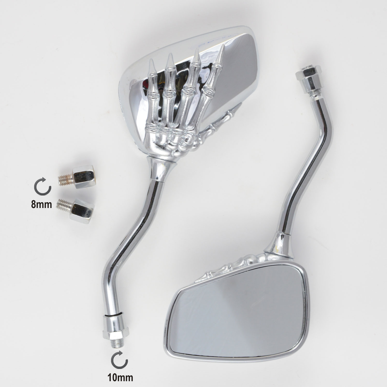 Specchietto Per Moto Dreamizer Omologato E24 - Lente Gialla, Regolabile 360°, Per Kawasaki, Yamaha, Honda - Foto 3