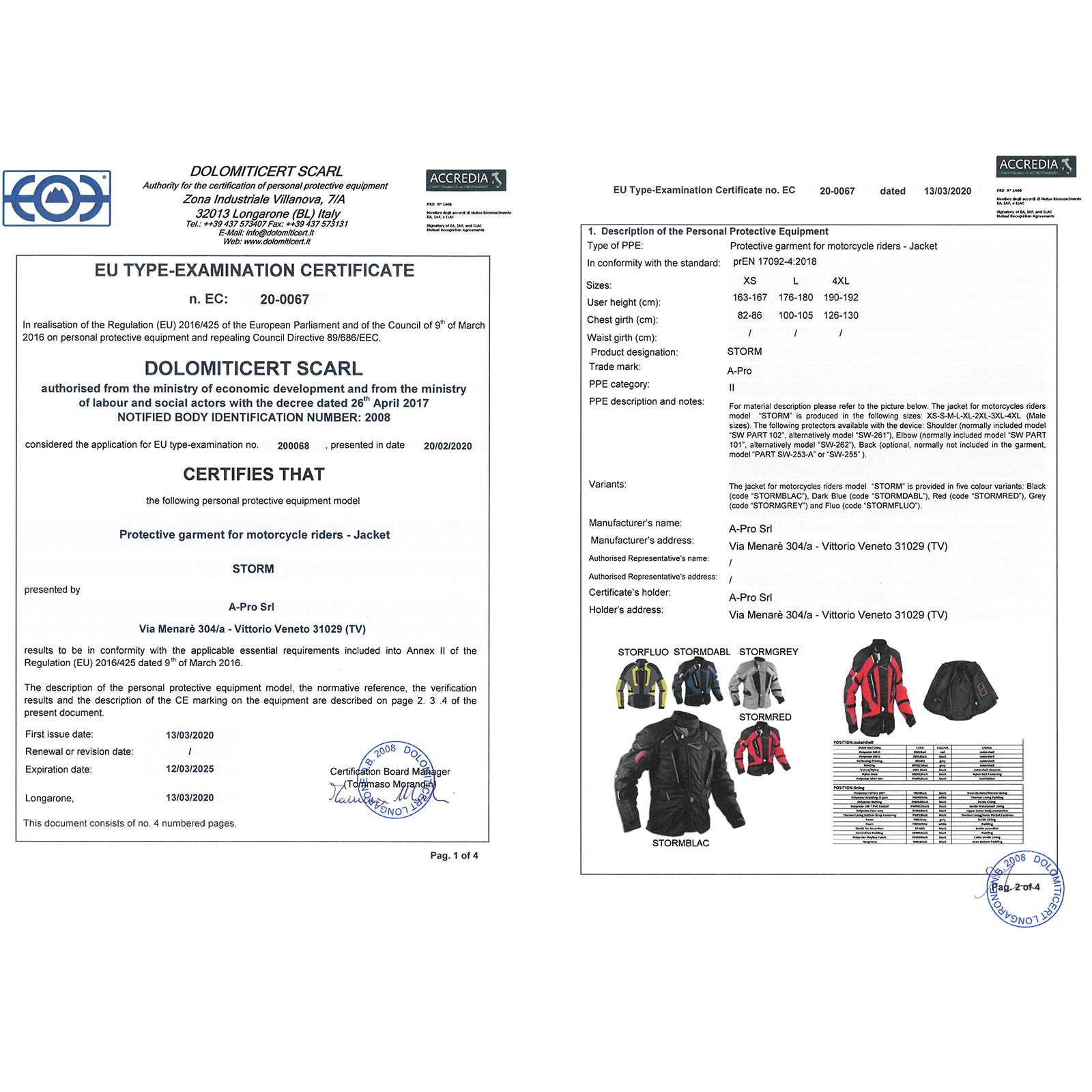 Giacca Touring Moto Cordura Tessuto Protezioni CE Sfoderabile Impermeabile - Afbeelding 15 van 75