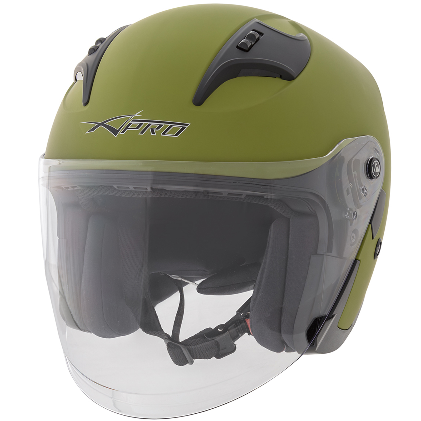 MOTORRADHELM JET HELMET Cafe Racer ECE 22-06 Sonnenblende Scooter